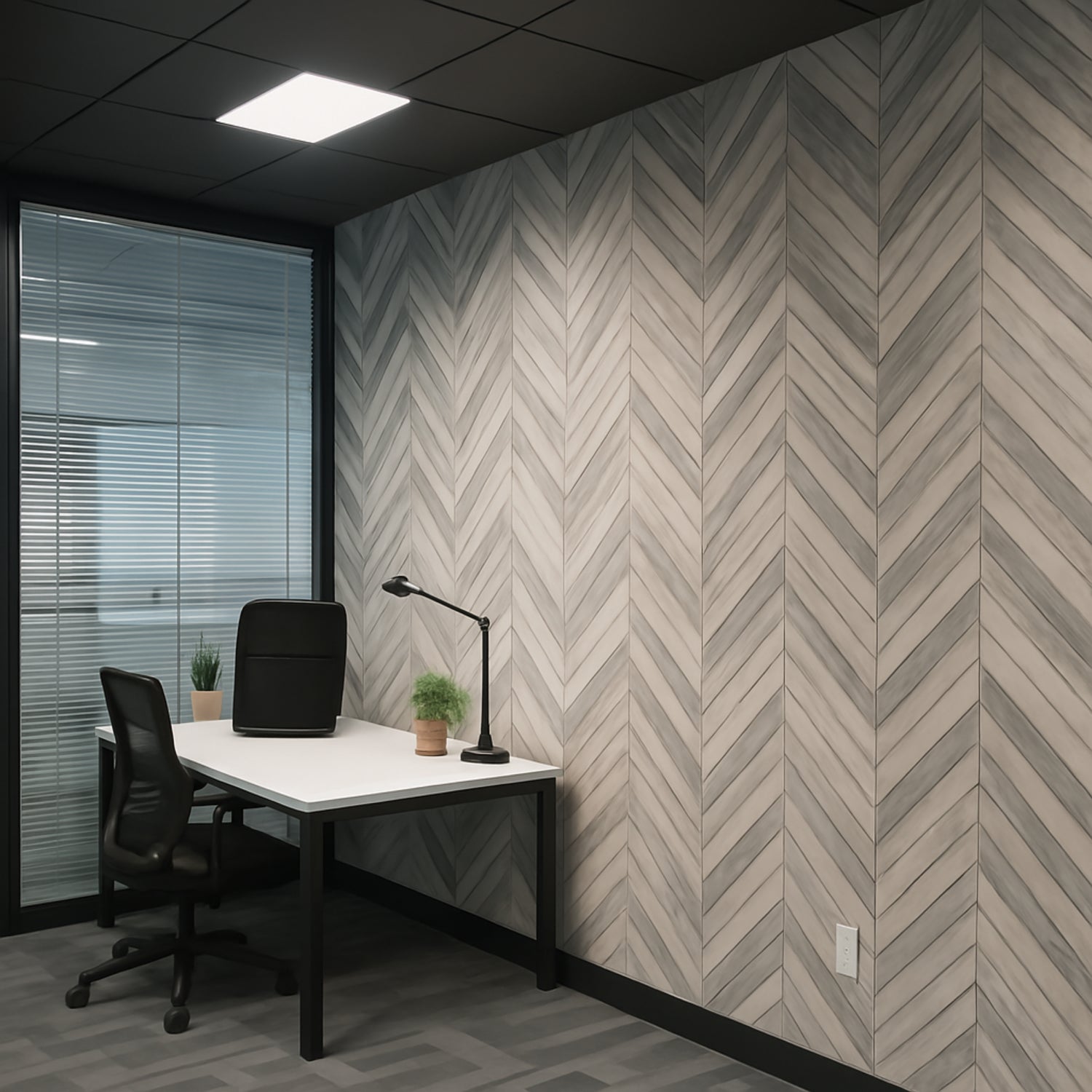 eklaris-marble-mosaic-tile-chevron-office-after
