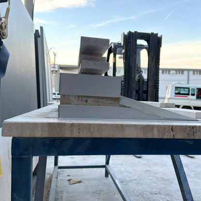 Handmade Travertine Bahtroom Sink, Vein Cut Travertine Design, Bathroom Decor, Natural Stone, Modern Design, Wall Mount, Classic Look